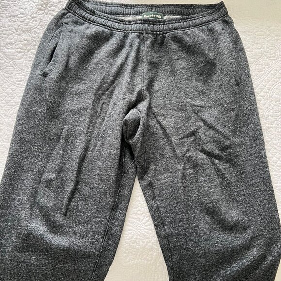Roots Men's Classic Fit Organic Original Black Pepper Sweatpant Size Medium - Picture 6 of 10